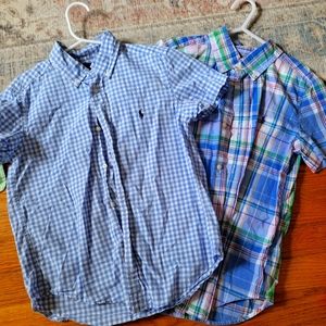 Boys size 7 Ralph Lauren Button down shirts